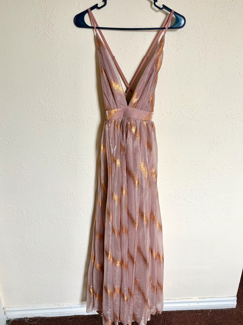 Luxxel Deep V Maxi Dress
